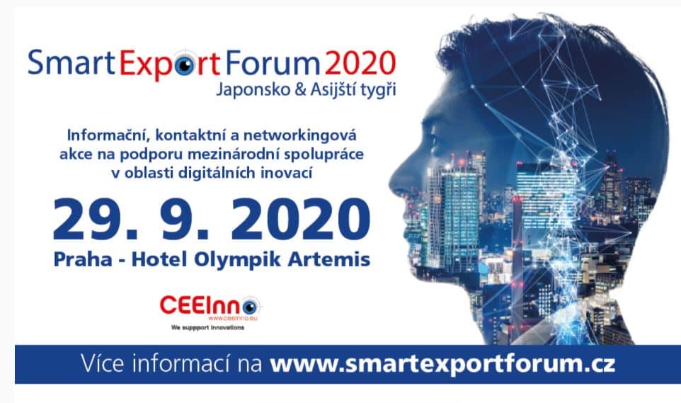 Smart Export Fórum 2020 se bude konat 29.9. 2020 v Praze